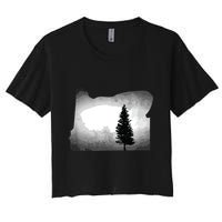 Oregon State Tree Pacific Northwest Women's Crop Top Tee