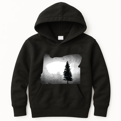 Oregon State Tree Pacific Northwest Kids Hoodie