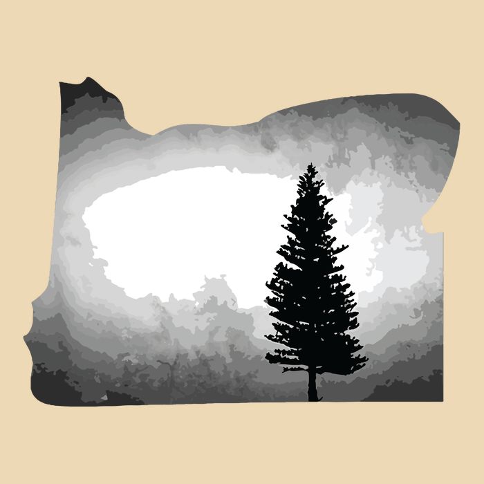 Oregon State Tree Pacific Northwest Apron