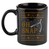 Oh Snap Turkey Wish Bone Ugly Sweater Thanksgiving 11oz C Handle Ceramic Mug