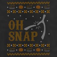 Oh Snap Turkey Wish Bone Ugly Sweater Thanksgiving 11oz C Handle Ceramic Mug