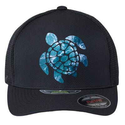 Ocean Sea Turtle Classic Flexfit Unipanel Trucker Cap