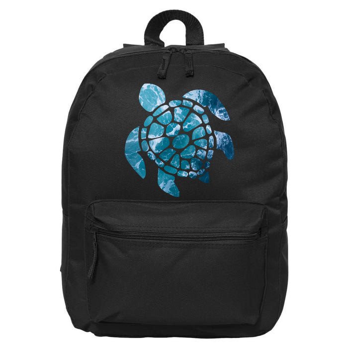 Ocean Sea Turtle Classic 16 in Basic Backpack