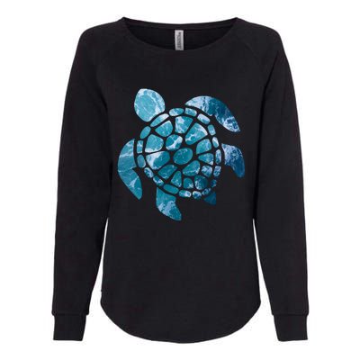 Ocean Sea Turtle Classic Womens California Wash Sweatshirt