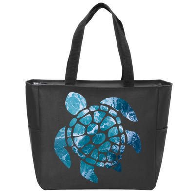 Ocean Sea Turtle Classic Zip Tote Bag
