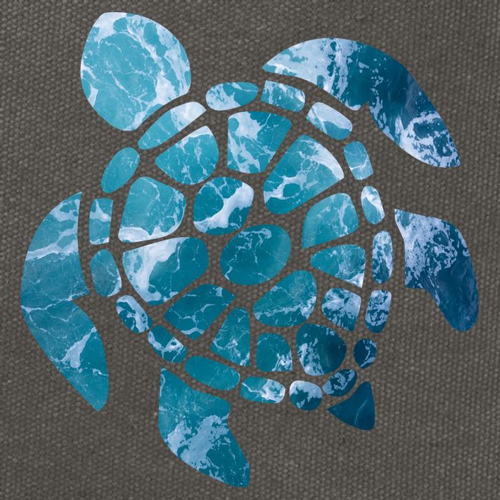 Ocean Sea Turtle Classic Cotton Canvas Backpack