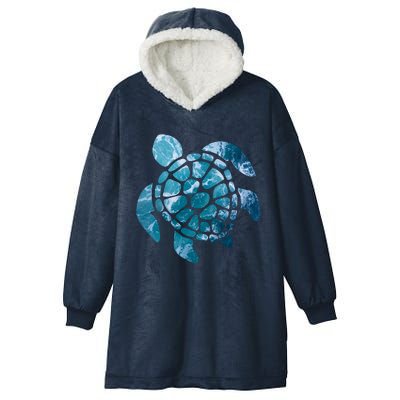 Ocean Sea Turtle Classic Hooded Wearable Blanket