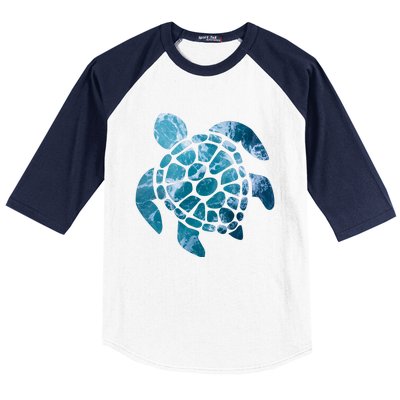 Ocean Sea Turtle Classic Baseball Sleeve Shirt