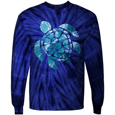 Ocean Sea Turtle Classic Tie-Dye Long Sleeve Shirt