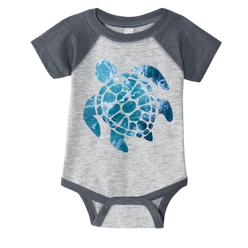 Ocean Sea Turtle Classic Infant Baby Jersey Bodysuit