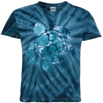 Ocean Sea Turtle Classic Kids Tie-Dye T-Shirt