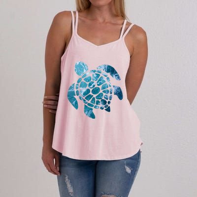 Ocean Sea Turtle Classic Women's Strappy Tank