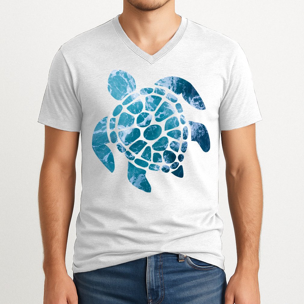 Ocean Sea Turtle Classic V-Neck T-Shirt