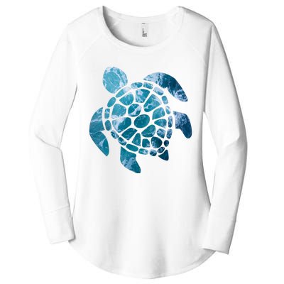 Ocean Sea Turtle Classic Women's Perfect Tri Tunic Long Sleeve Shirt