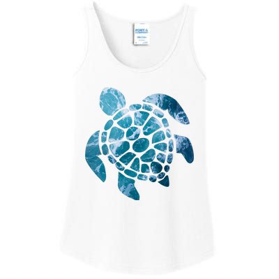 Ocean Sea Turtle Classic Ladies Essential Tank