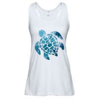 Ocean Sea Turtle Classic Ladies Essential Flowy Tank