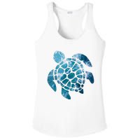 Ocean Sea Turtle Classic Ladies PosiCharge Competitor Racerback Tank