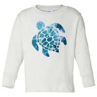 Ocean Sea Turtle Classic Toddler Long Sleeve Shirt