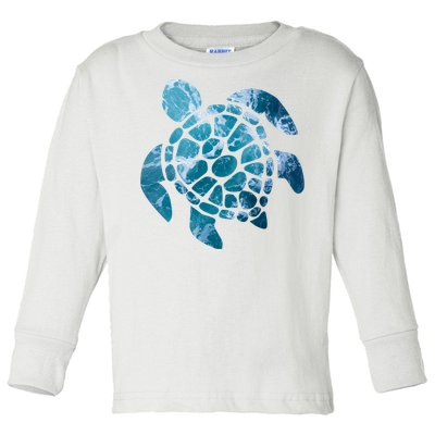 Ocean Sea Turtle Classic Toddler Long Sleeve Shirt