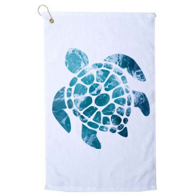 Ocean Sea Turtle Classic Platinum Collection Golf Towel