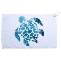 Ocean Sea Turtle Classic Grommeted Golf Towel