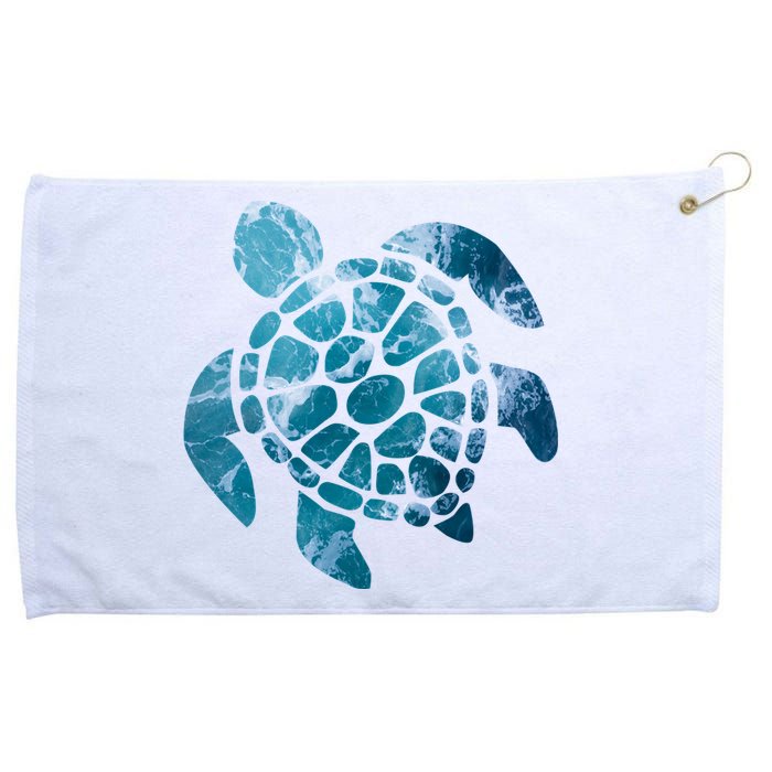 Ocean Sea Turtle Classic Grommeted Golf Towel