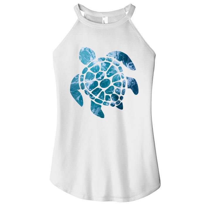 Ocean Sea Turtle Classic Women's Perfect Tri Rocker Tank