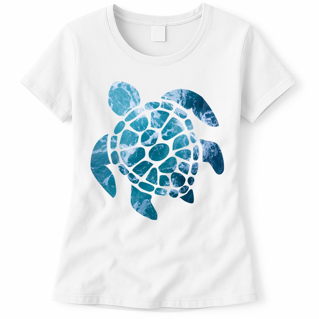 Ocean Sea Turtle Classic Womens T-Shirt