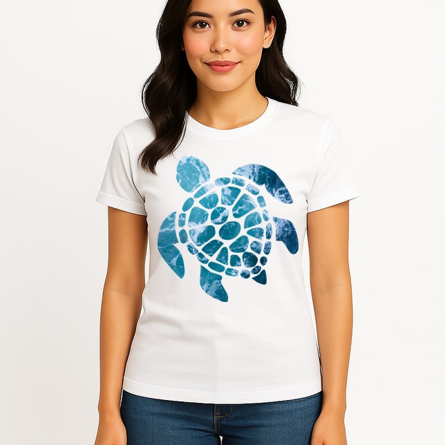 Ocean Sea Turtle Classic Womens T-Shirt