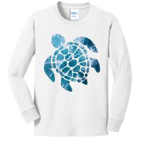 Ocean Sea Turtle Classic Kids Long Sleeve Shirt