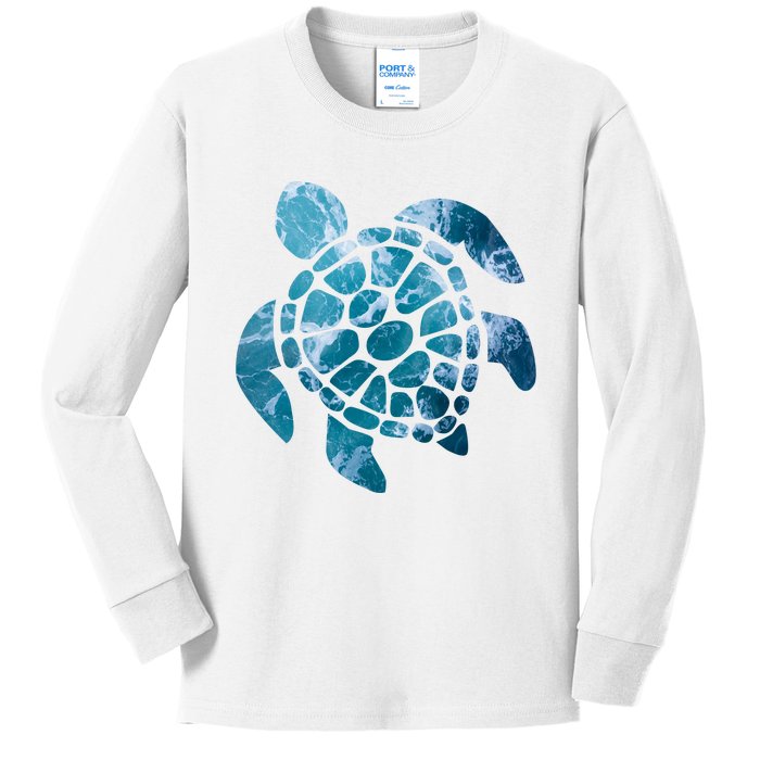 Ocean Sea Turtle Classic Kids Long Sleeve Shirt