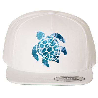 Ocean Sea Turtle Classic Wool Snapback Cap