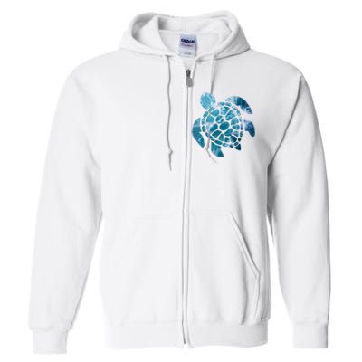 Ocean Sea Turtle Classic Full Zip Hoodie