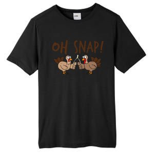 Oh Snap Turkey Day Funny Night Of Thanksgiving Gift Tall Fusion ChromaSoft Performance T-Shirt