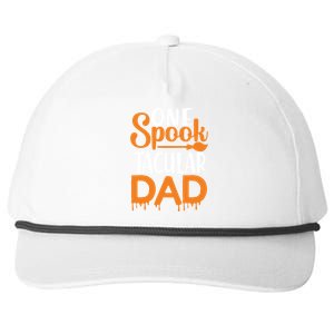 One Spook Tacular Dad Funny Spooky Dad Gift Snapback Five-Panel Rope Hat