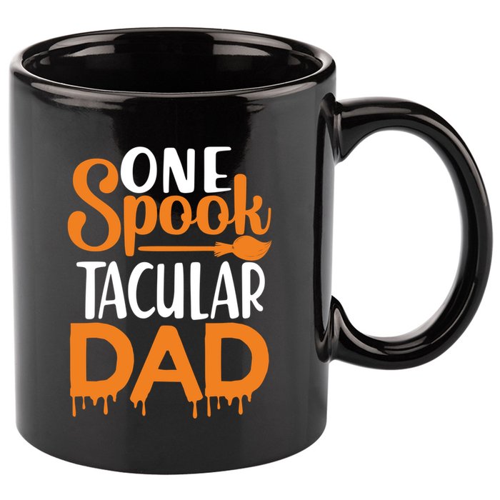 One Spook Tacular Dad Funny Spooky Dad Gift 11oz C Handle Ceramic Mug