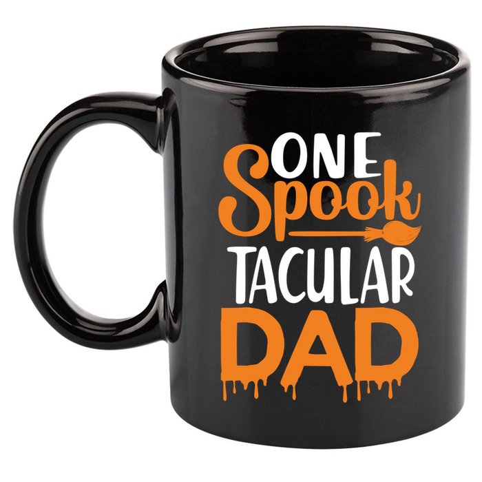 One Spook Tacular Dad Funny Spooky Dad Gift 11oz C Handle Ceramic Mug