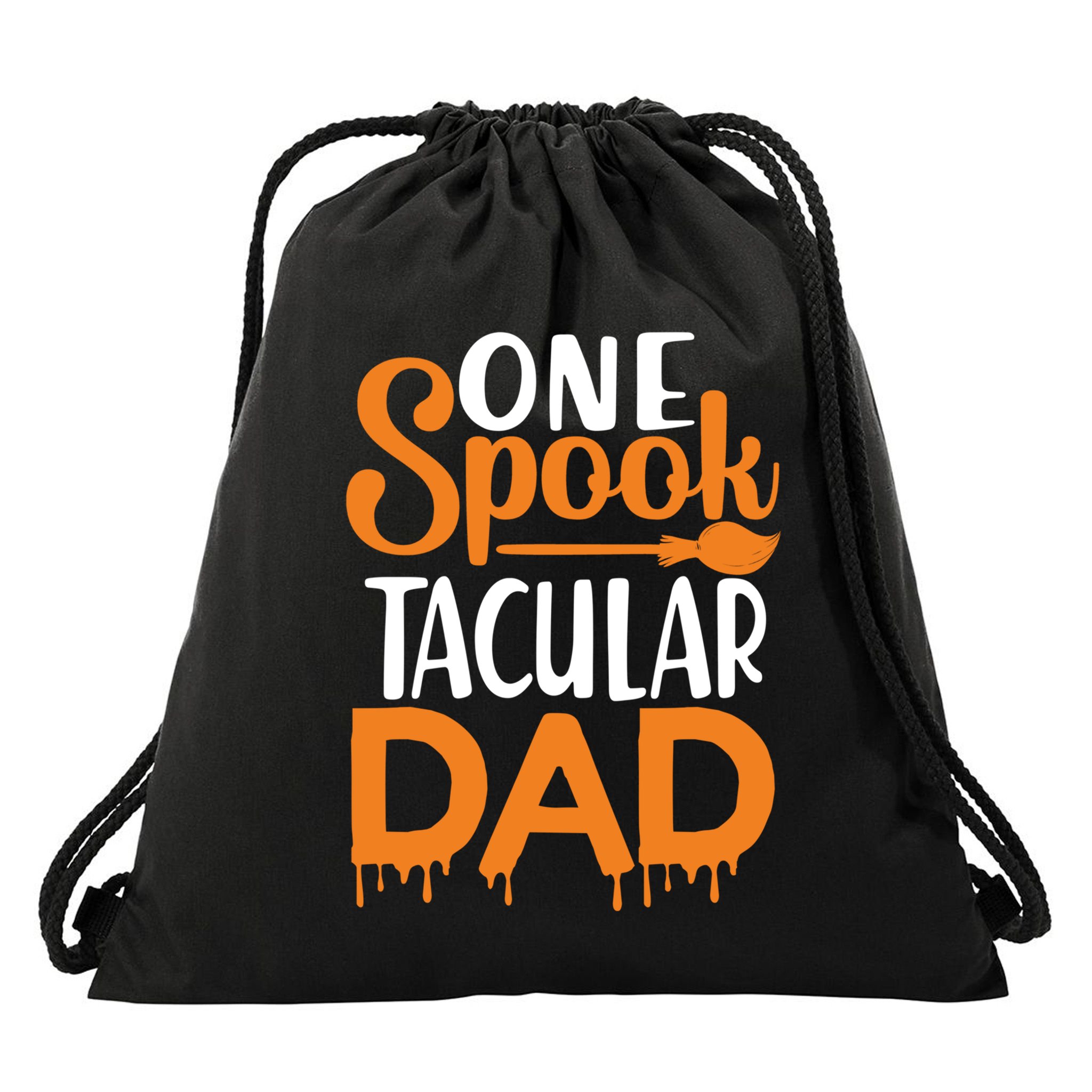 One Spook Tacular Dad Funny Spooky Dad Gift Drawstring Bag