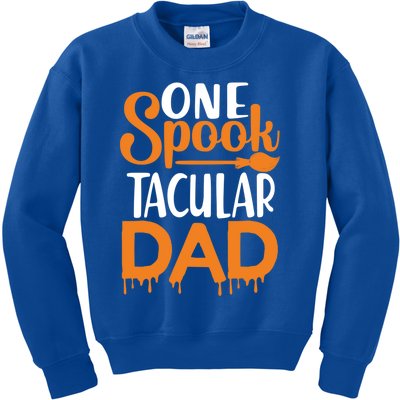 One Spook Tacular Dad Funny Spooky Dad Gift Kids Sweatshirt