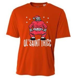 Ol Saint Thicc Christmas Cooling Performance Crew T-Shirt