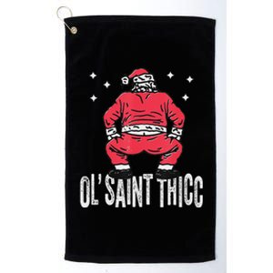 Ol Saint Thicc Christmas Platinum Collection Golf Towel