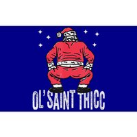 Ol Saint Thicc Christmas Bumper Sticker