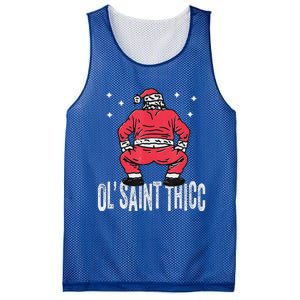 Ol Saint Thicc Christmas Mesh Reversible Basketball Jersey Tank