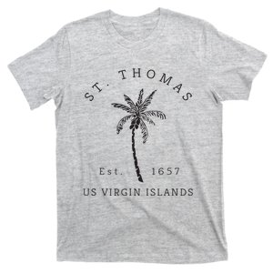 Original St. Thomas Virgin Islands Palm Tree Novelty Art T-Shirt