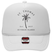 Original St. Thomas Virgin Islands Palm Tree Novelty Art Hat