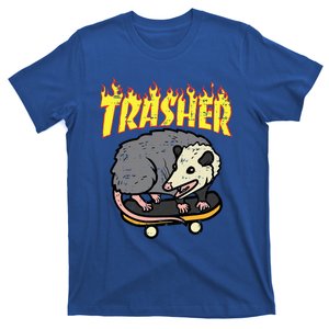 Opossum Skateboard Trasher Funny Possum Skater T-Shirt