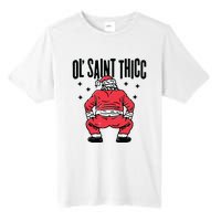 Ol Saint Thicc Funny Santa Tall Fusion ChromaSoft Performance T-Shirt