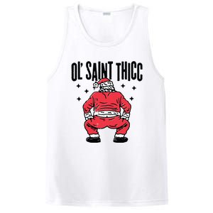 Ol Saint Thicc Funny Santa PosiCharge Competitor Tank