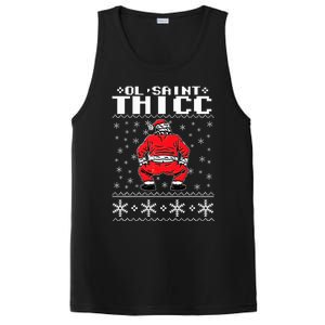 Ol Saint Thicc Christmas Design PosiCharge Competitor Tank