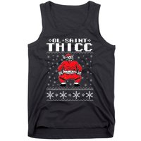 Ol Saint Thicc Christmas Design Tank Top